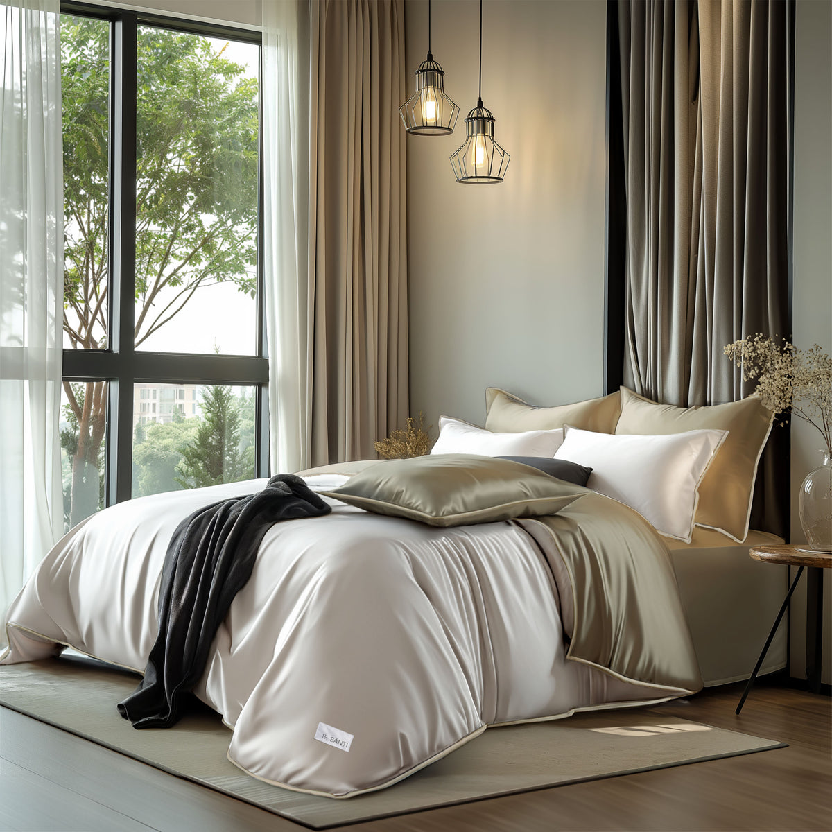 BRISA Eucalyptus Cooling Oversized Bedding Set