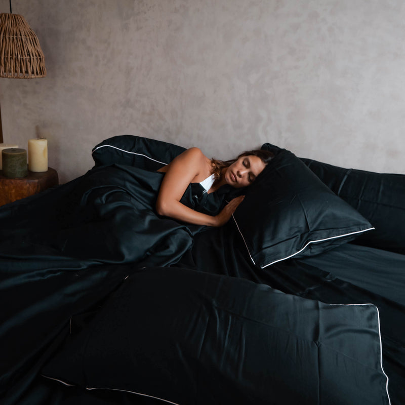 The BRISA Over-Sized Autumn Eucalyptus Bedding Set