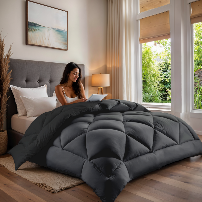 The DÍA Over-Sized Eucalyptus Summer Comforter Set