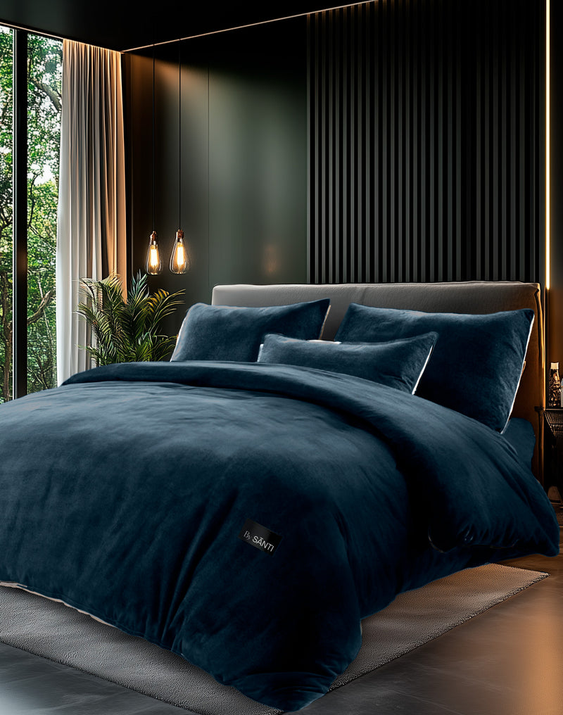 The Kefalonia Velvet Bedding Set