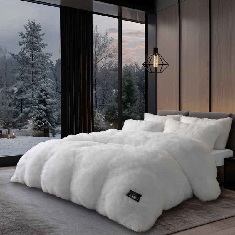 CYRA Long Velvet Bedding Set