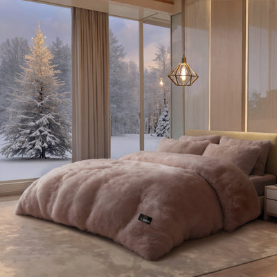 Cloud-soft CYRA ultra velvet bedding set for cozy sleep