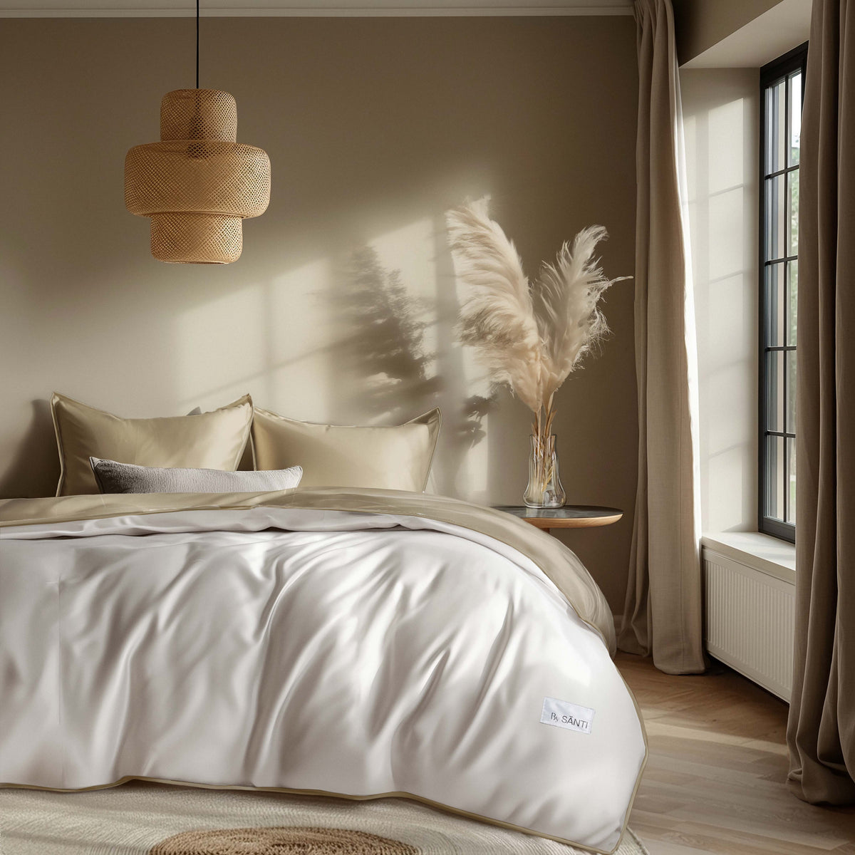 Ultra-soft BRISA eucalyptus bedding set designed for hot sleepers